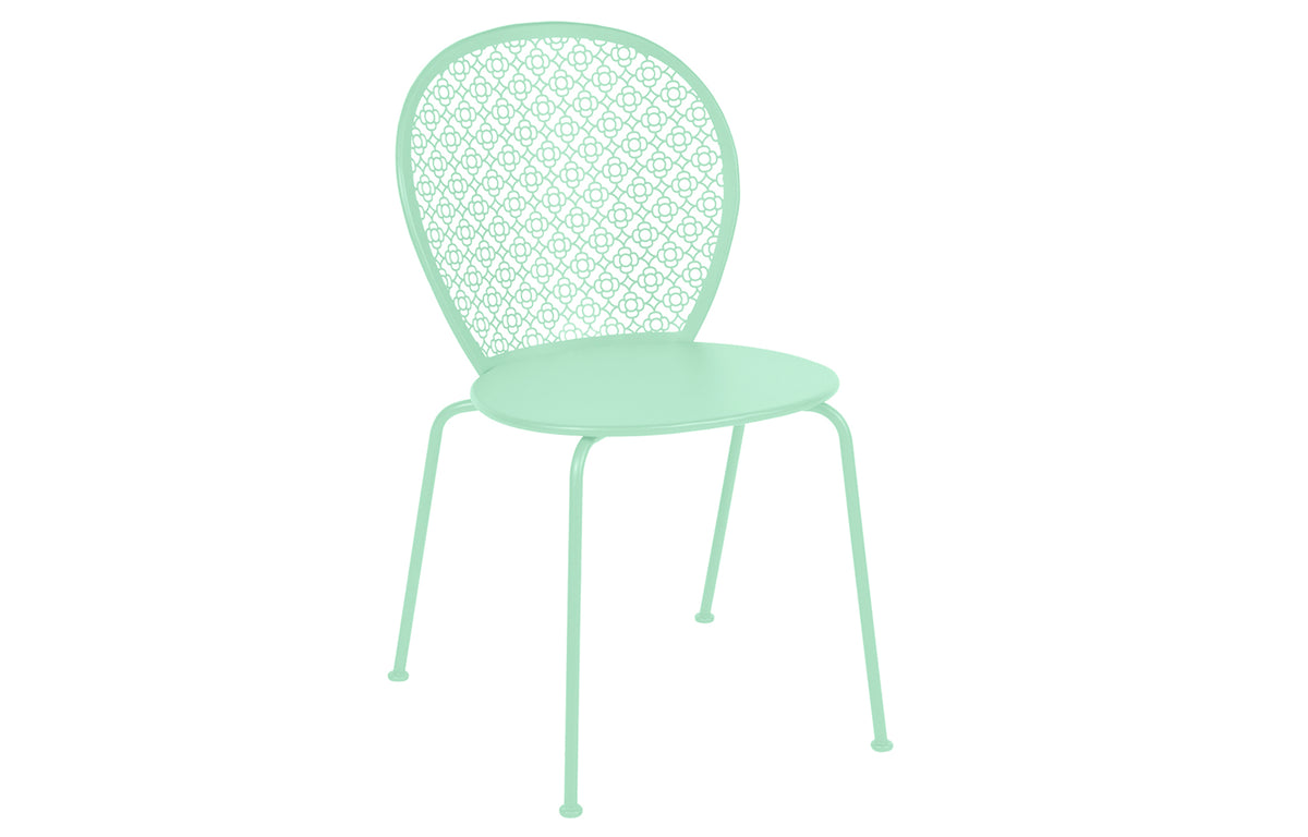 Lorette Side Chair by Fermob - Opaline Green.