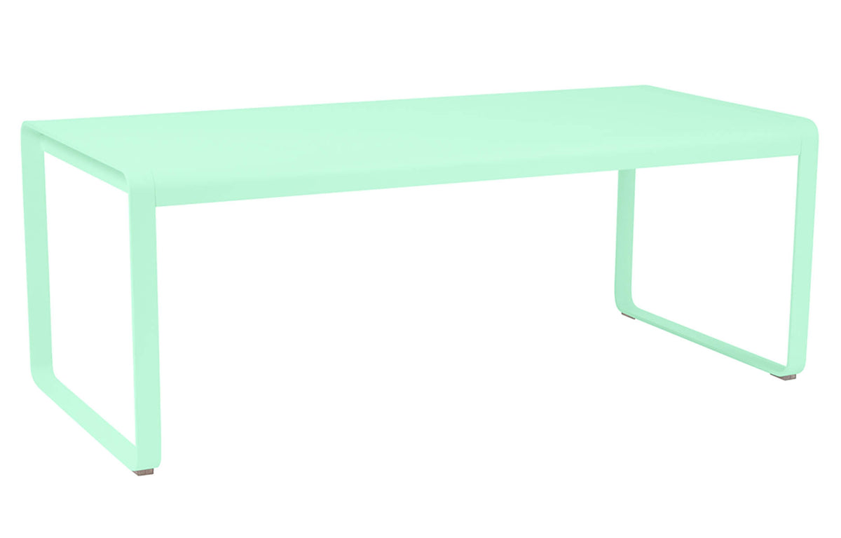 Bellevie Table by Fermob - 77", Opaline Green (matte textured).