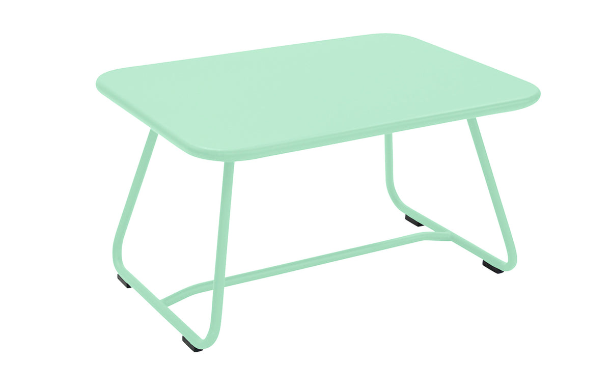 Sixties 30" x 22" Low Table by Fermob - Opaline Green (matte textured).