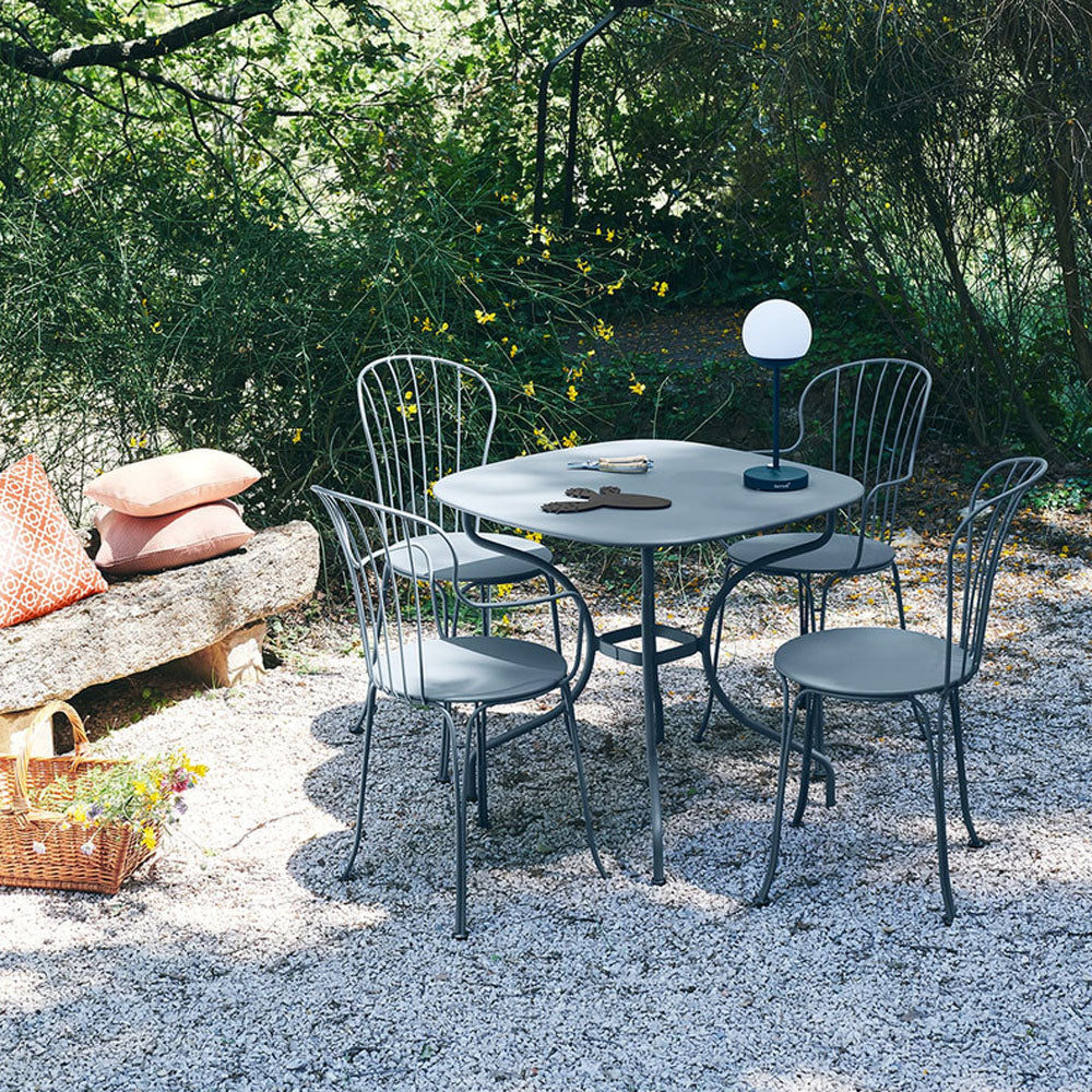 Opera+ Armchair by Fermob, showing opera+ armchair in live shot.