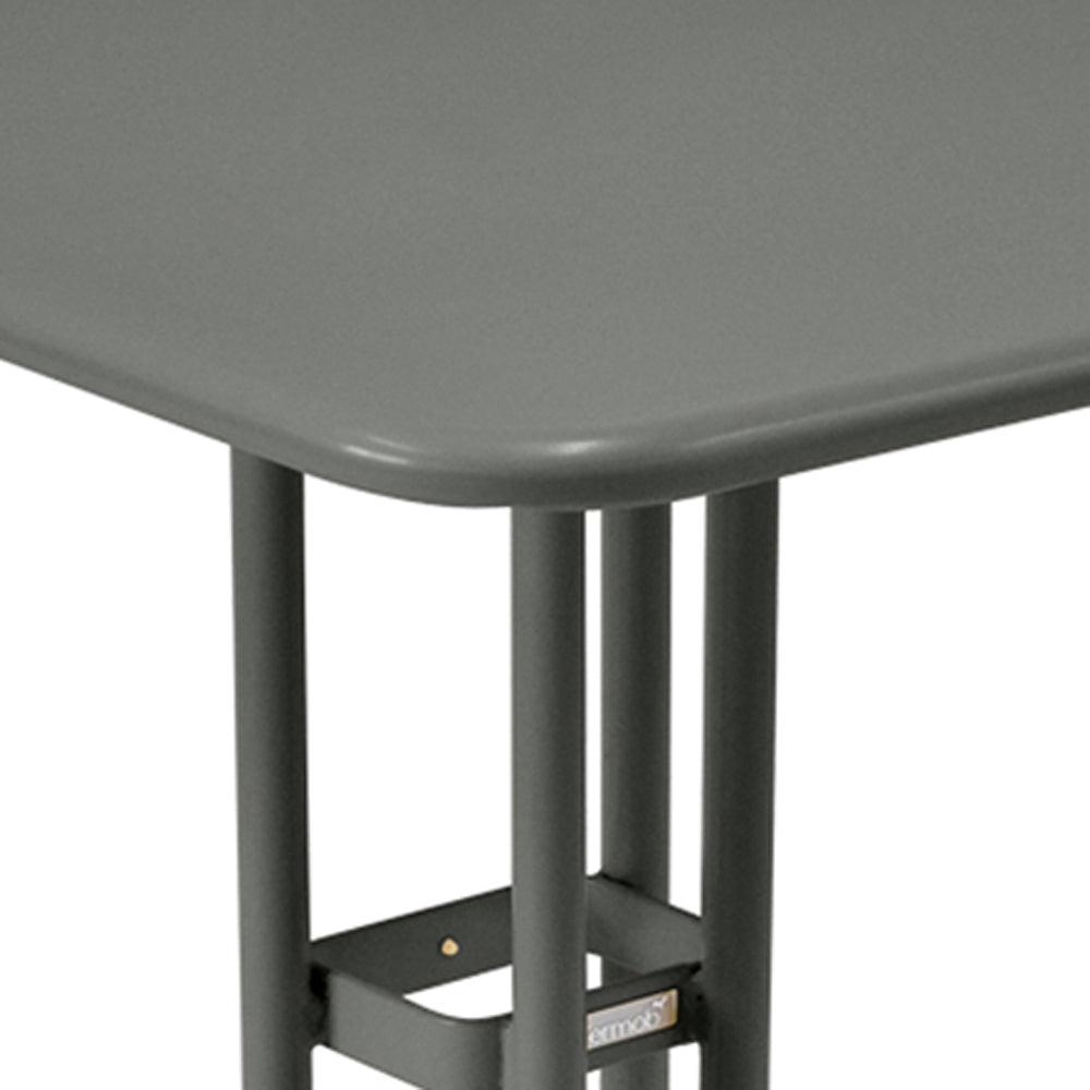Petale Folding Table by Fermob, showing closeup view of petale folding table.