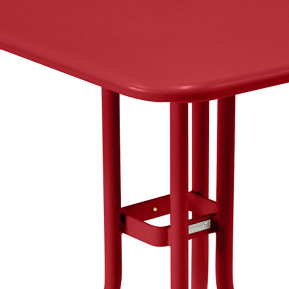Petale Folding Table by Fermob, showing closeup view of petale folding table.