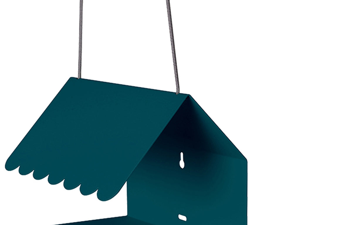 Picoti Bird Feeder by Fermob, showing closeup view of picoti bird feeder.