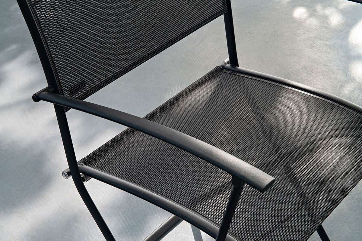 Plein Air Armchair by Fermob, showing closeup view of plein air armchair.
