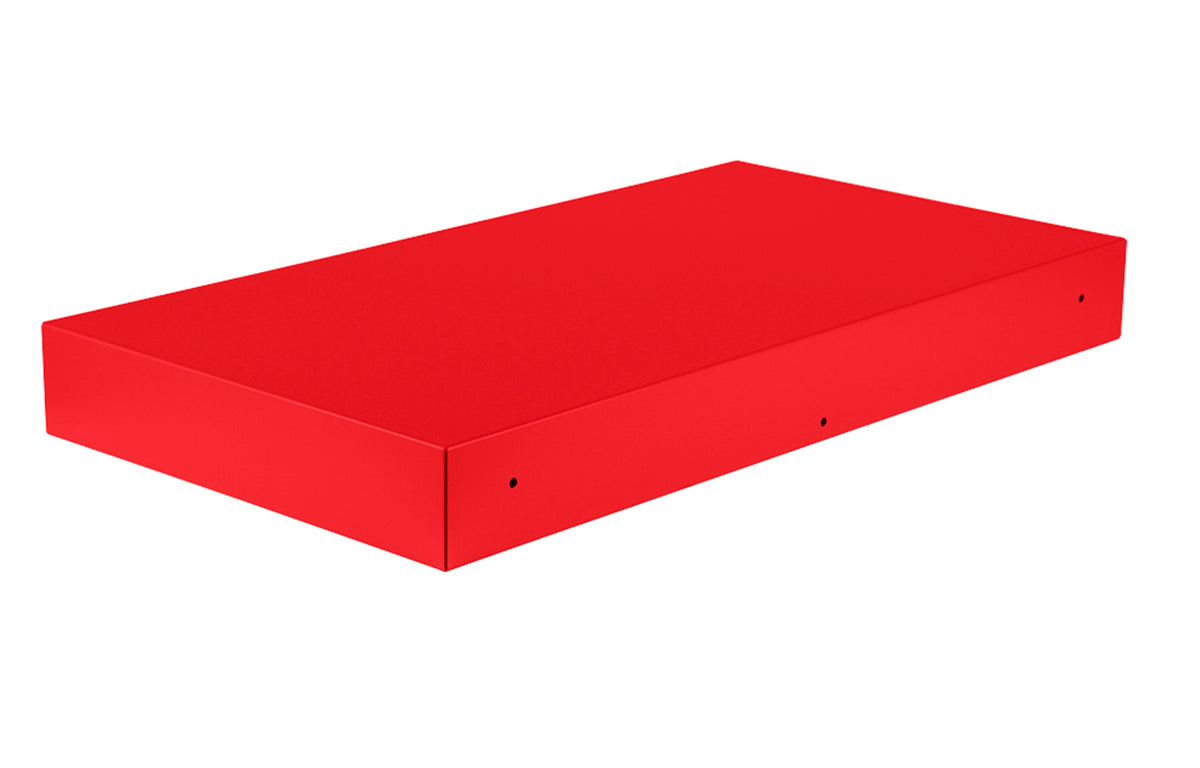 Bellevie Rectangular Connecting Shelf by Fermob - Poppy Red.