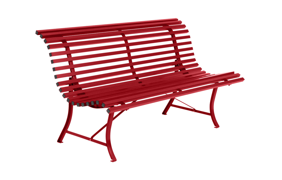 Louisiane Bench by Fermob - Poppy Red.
