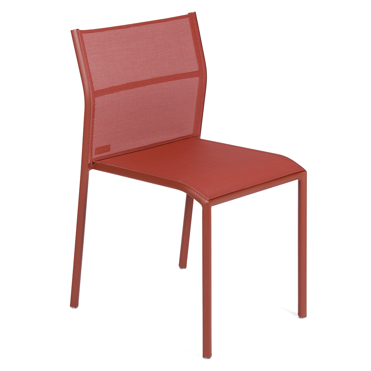 Cadiz Side Chair by Fermob - Red Ochre - Stereo Fabric.