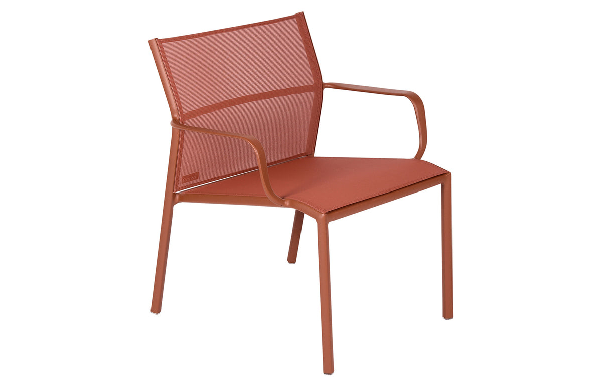 Cadiz Low Armchair (Set of 4) by Fermob - Red Ochre.