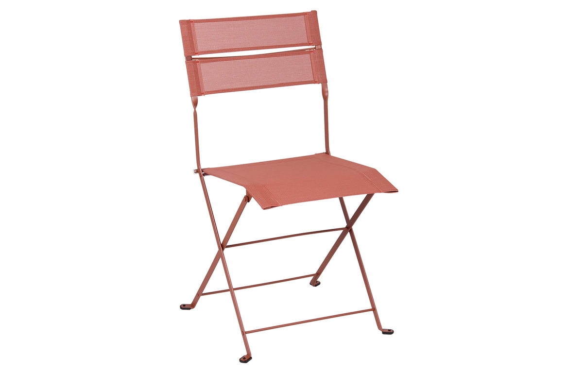 Latitude Side Chair by Fermob - Red Ochre.