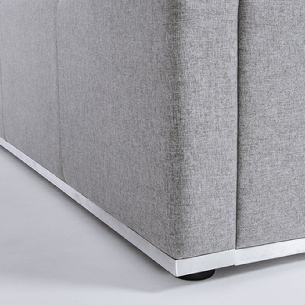 Reve Bed by Mobital, showing closeup view of reve bed in live shot.