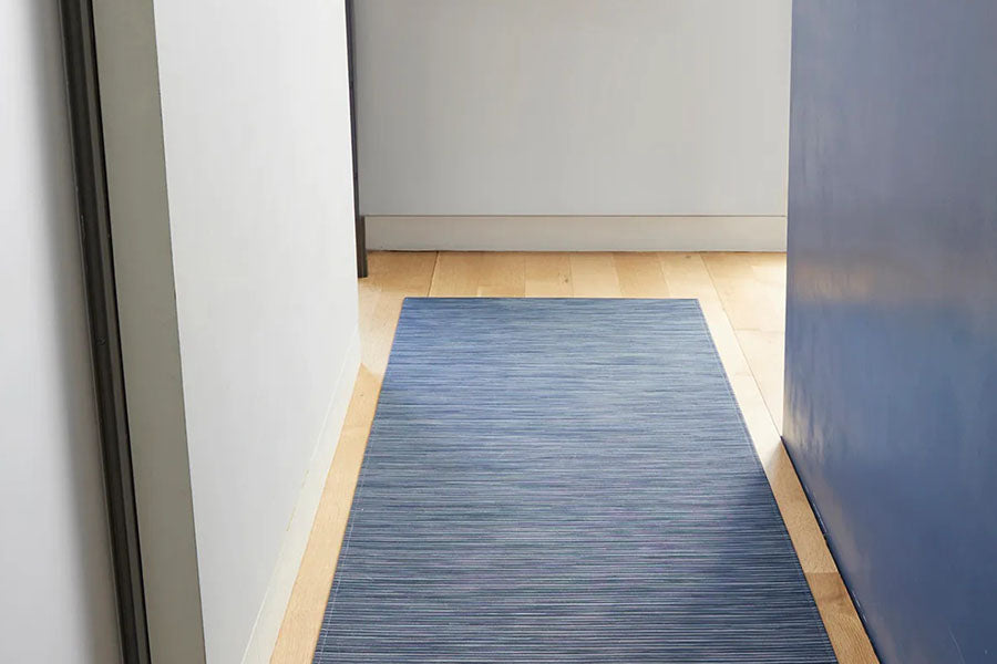 Rib Weave Woven Floor Mat by Chilewich, showing rib weave woven floor mat in live shot.