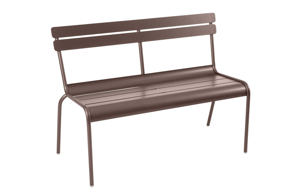 Luxembourg 2 Seater Bench by Fermob - Russet (speckled matte textured).