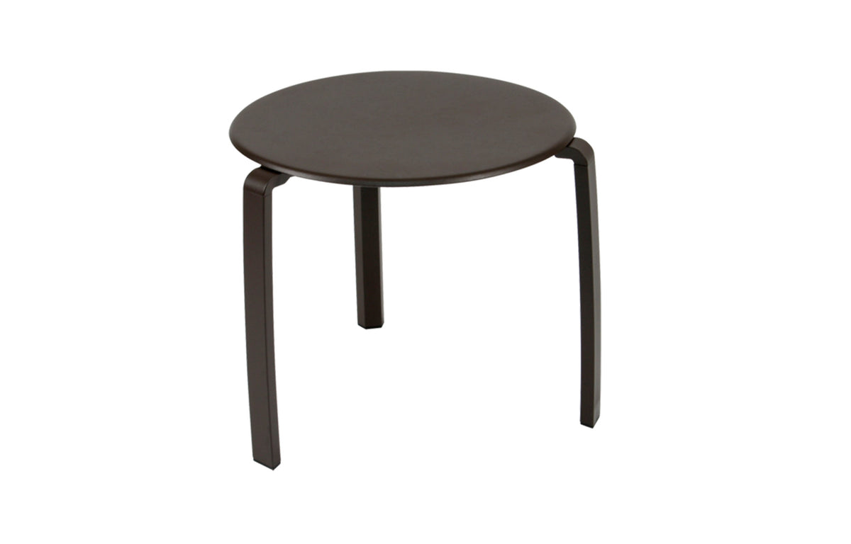 Alize Stacking Low Table by Fermob - Russet (speckled matte textured).