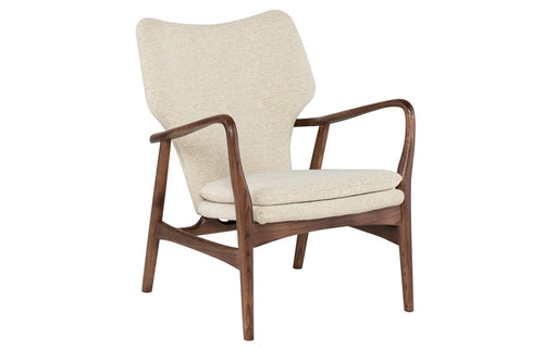 Patrik Occasional Chair by Nuevo - Shell Fabric Seat.