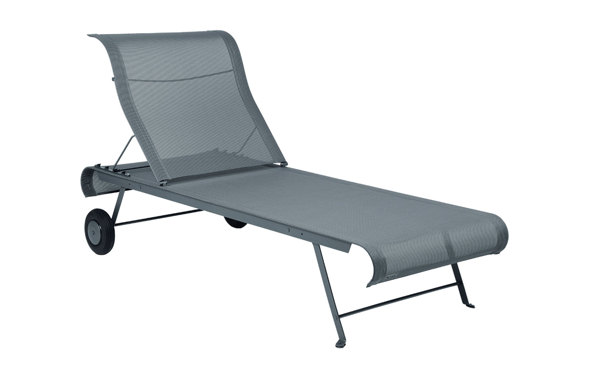 Dune Sunlounger by Fermob - Storm Grey.