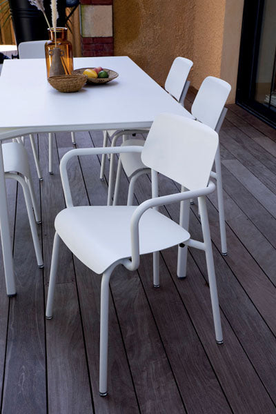 Studie Chair by Fermob, showing studie chair in live shot.