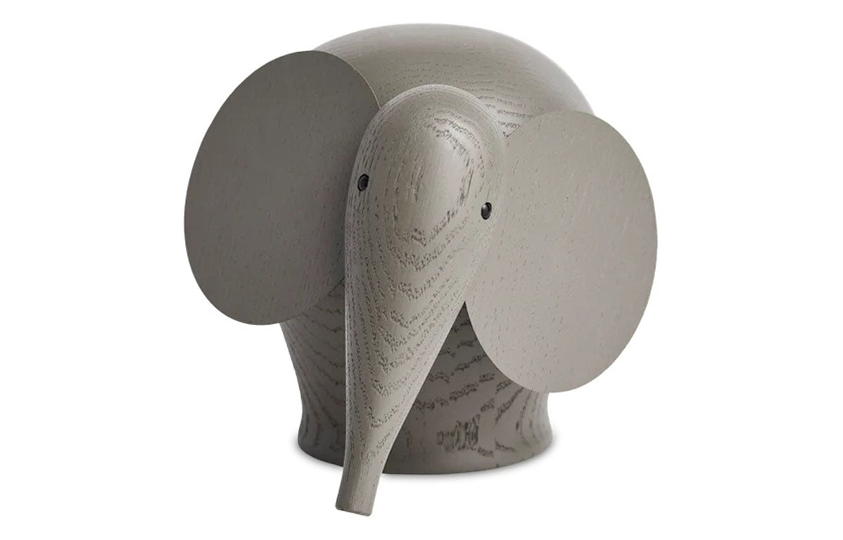 Nunu Elephant by Woud - Taupe, Small 4 Pieces.