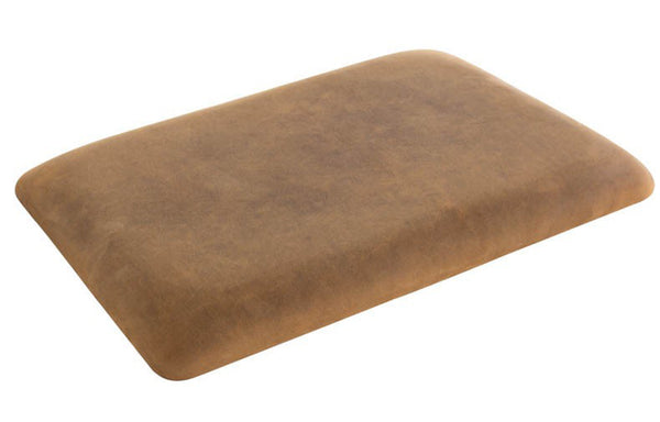 Stacking Bench Cushion by Nuevo - Umber Tan Leather.
