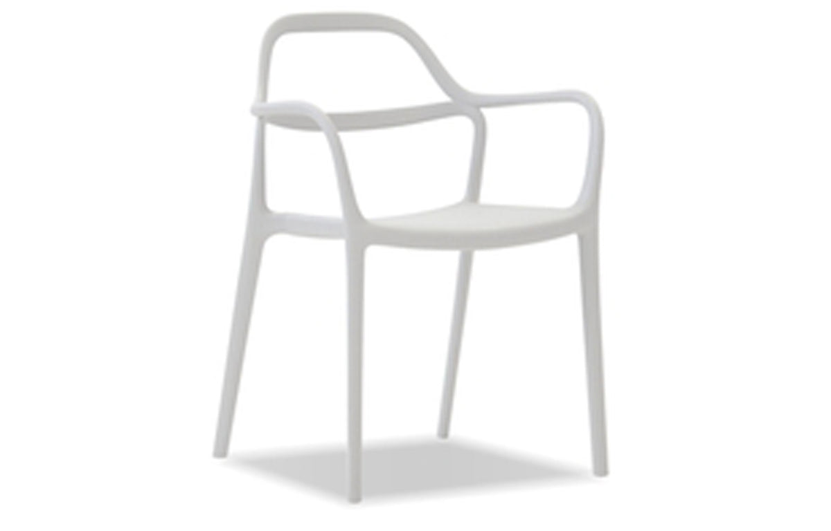Chewie Stackable Armchair by Mobital - White.