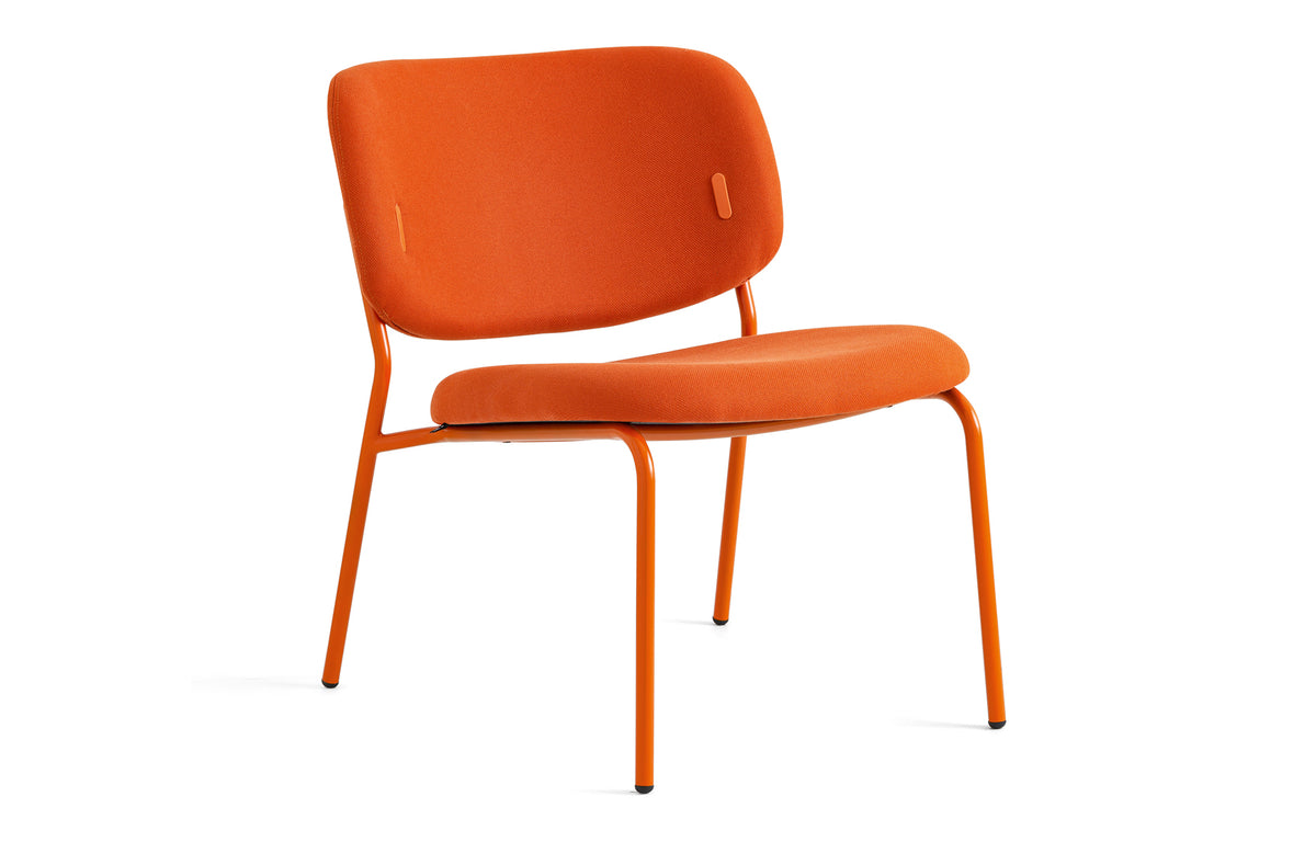 Yo! Lounge Chair by Connubia, showing right angle view of yo! lounge chair.