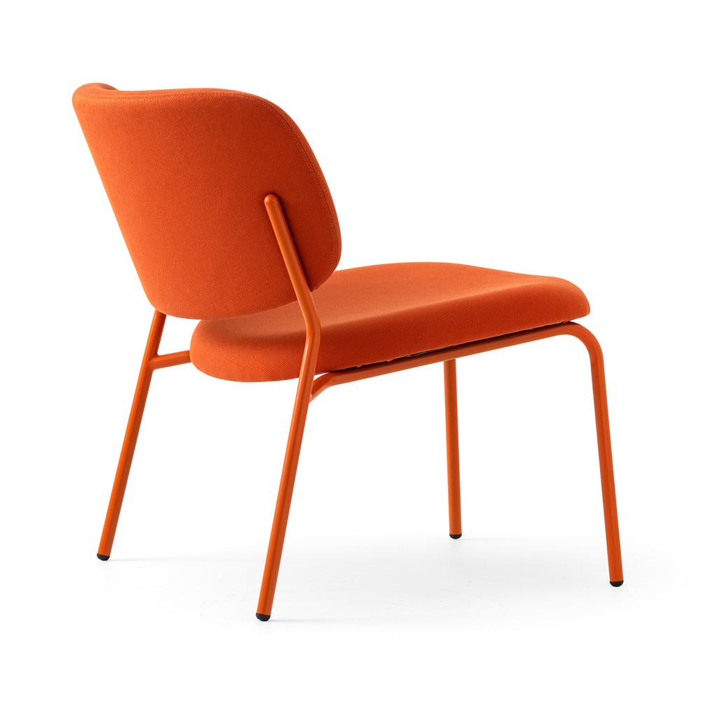 Yo! Lounge Chair by Connubia, showing back view of yo! lounge chair.