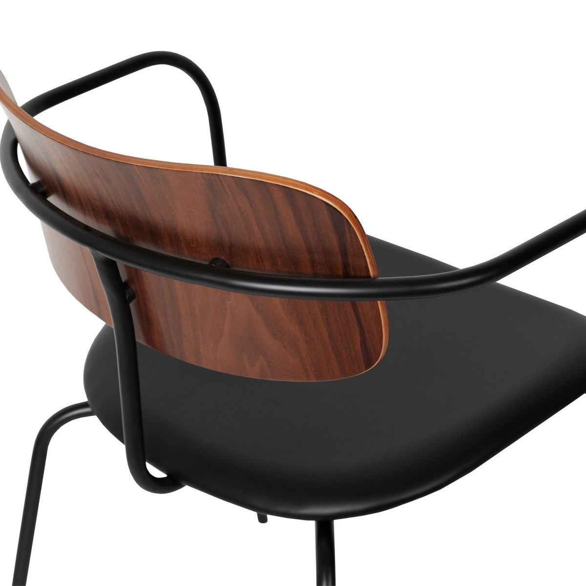 Academy Dining Arm Chair by SohoConcept, showing closeup view of arm dining chair.