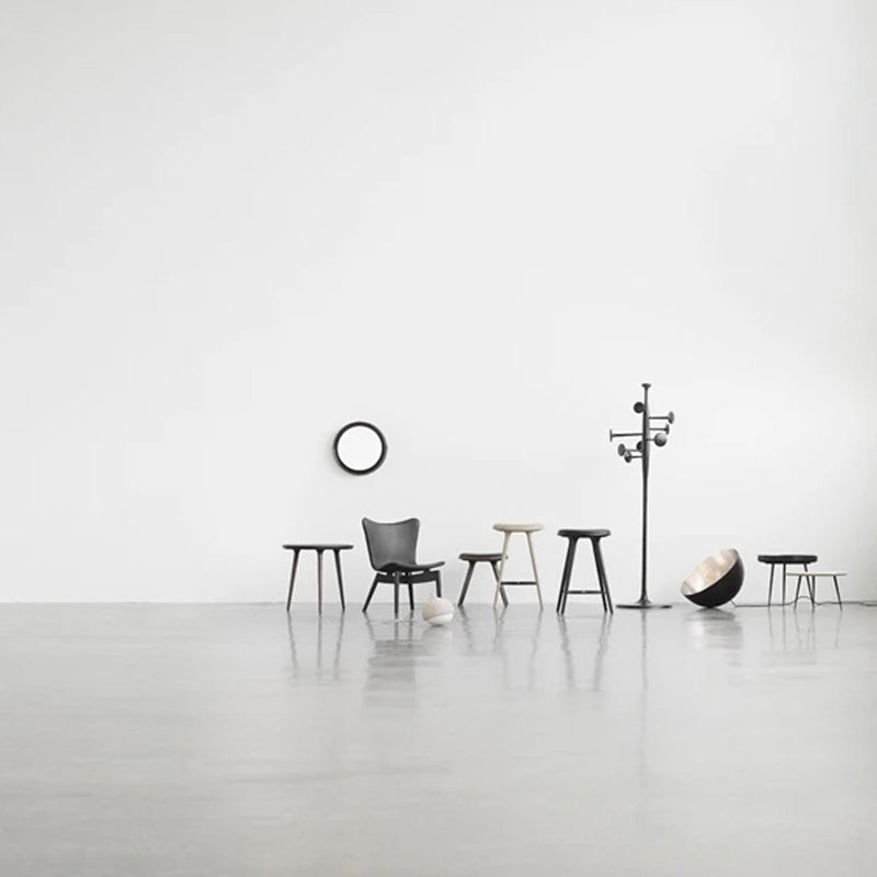 Accent Side Table by Mater, showing accent side table in live shot.
