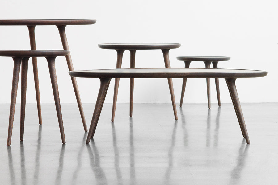 Accent Side Table by Mater, showing accent side table in live shot.