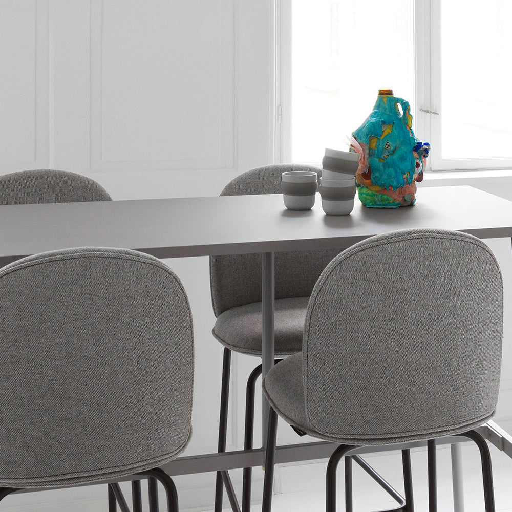 Ace Bar Upholstery Chair by Normann Copenhagen, showing ace bar upholstery chairs in live shot.