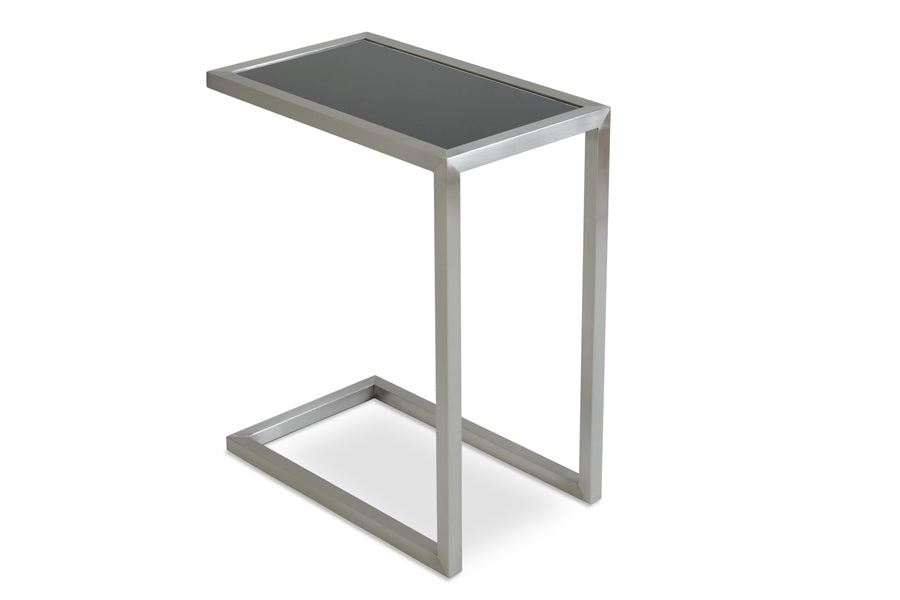 Alfa End Table by sohoConcept, showing back angle view of end table.
