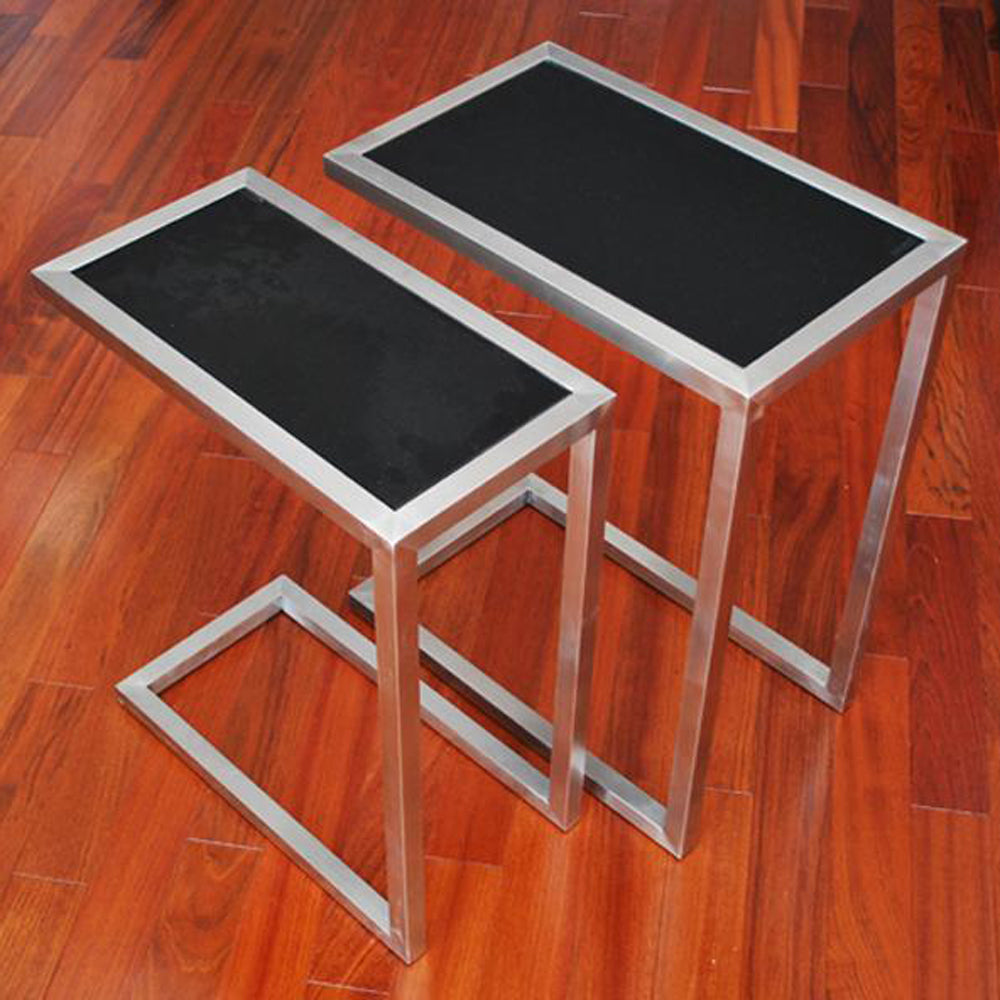 Alfa Nesting Tables by sohoConcept, showing top view of the table.