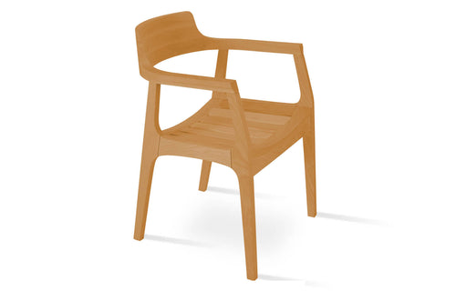 Alfresco Armchair by SohoConcept, showing right angle view of alfresco armchair.