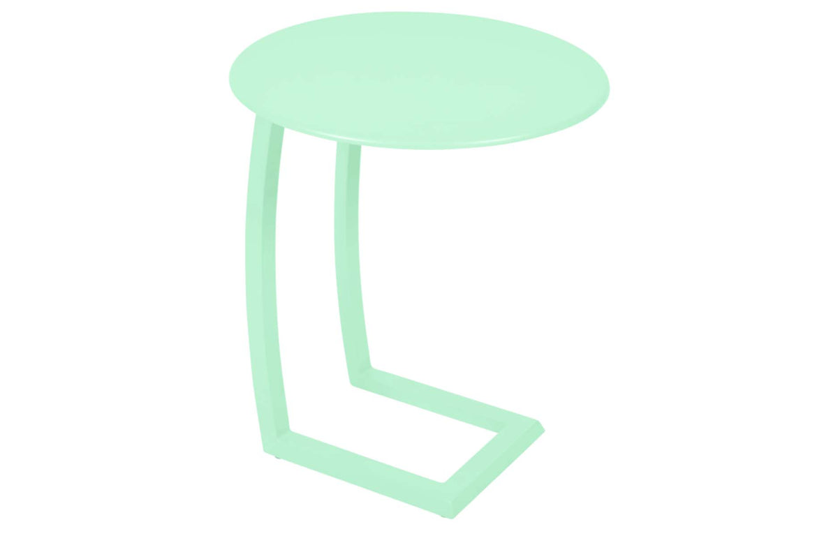 Alize Round Offset Low Table by Fermob - Opaline Green.