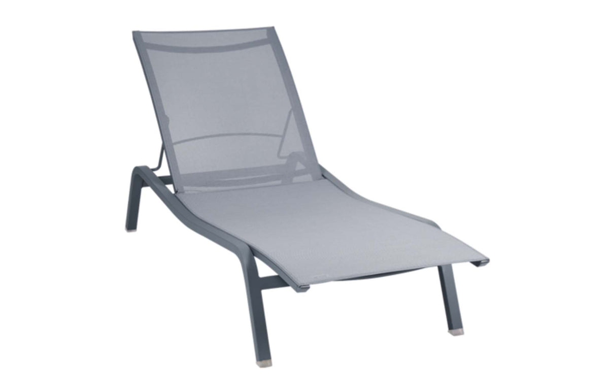 Alize Sunlounger by Fermob - Storm Grey - Stereo Fabric.
