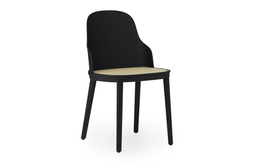 Allez PP Dining Chair Molded Wicker Seat by Normann Copenhagen - Black Polypropylene.