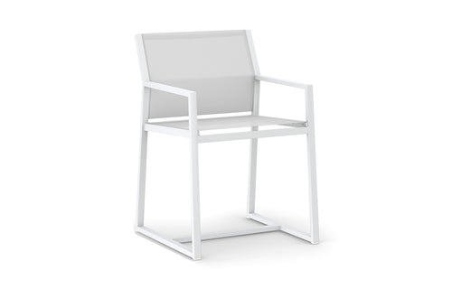 Allux Carver Chair by Mamagreen - Sand Category A, White Standard Batyline.