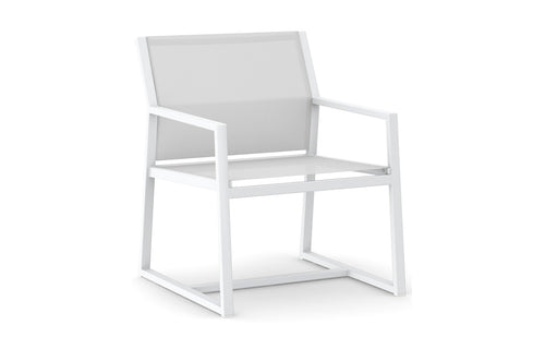 Allux Casual Armchair by Mamagreen - Sand Category A, White Standard Batyline.