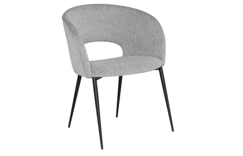 Alotti Dining Chair by Nuevo - Light grey.