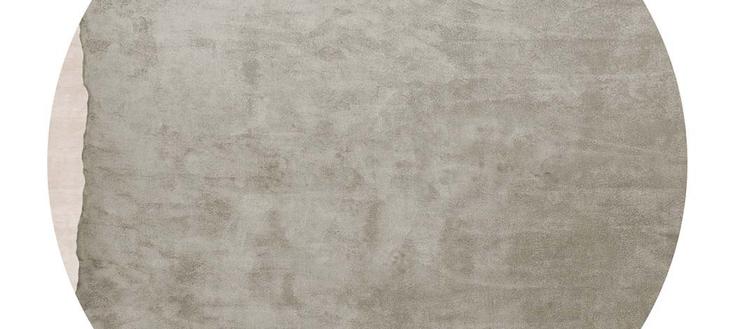 Alta La Praiola ALP31 Rug by Second Studio, showing closeup view of alta la praiola alp31 by second studio in dark taupe, cream & sand.