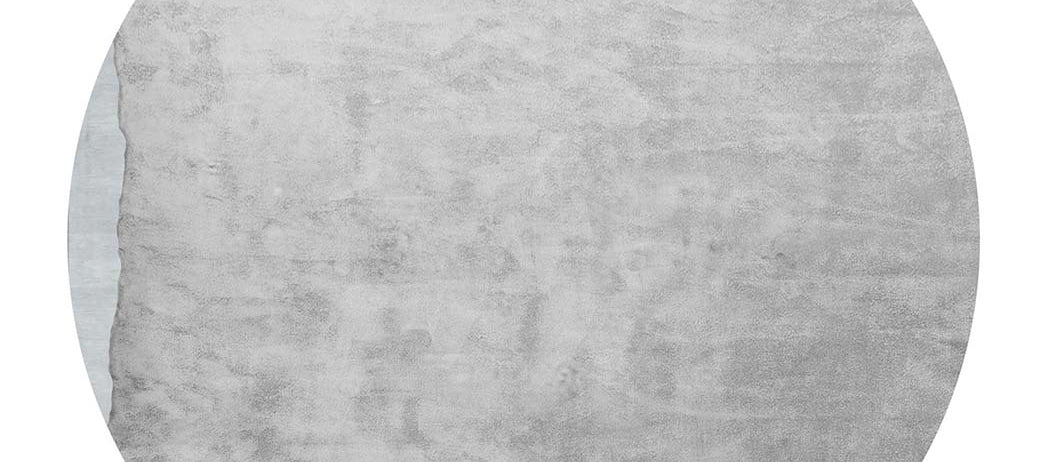 Alta La Praiola ALP33 Rug by Second Studio, showing closeup view of alta la praiola alp33 rug by second studio in silver, dark & mid grey.