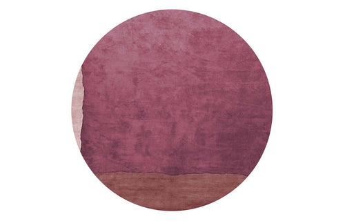 Alta La Praiola ALP34 Rug by Second Studio - Plum, Burgundy & Light Rose.