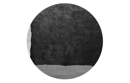 Alta La Praiola ALP35 Rug by Second Studio - Black, Mid Grey & Silver.