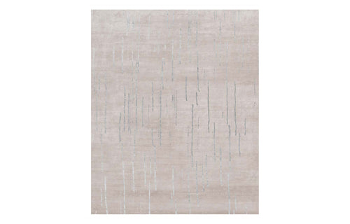 Amabuki AI35 Rug by Second Studio - Light Taupe & Silver.