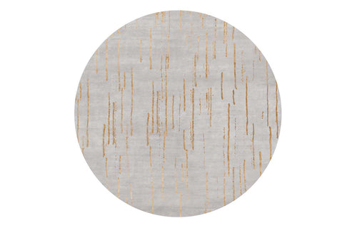 Amawago AO62 Rug by Second Studio - Grey & Gold.