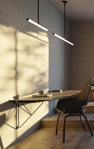 Ambrosia Pendant/Ceiling Light by Marset, showing ambrosia pendant/ceiling light in live shot.