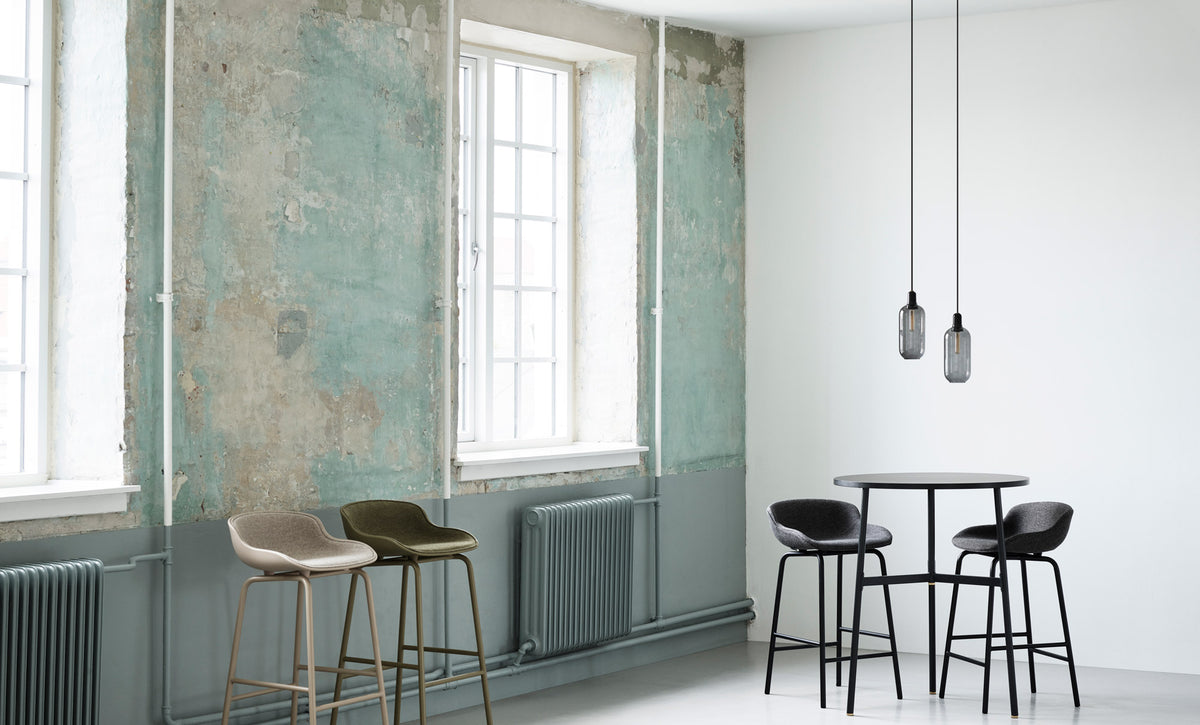Amp Cord by Normann Copenhagen, showing amp cords with lamps in live shot.
