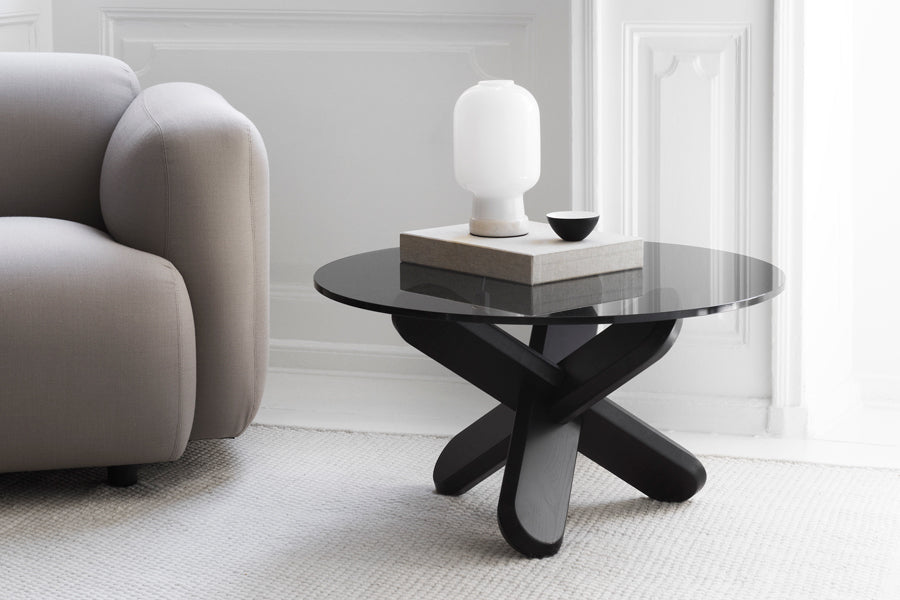 Amp US Table Lamp by Normann Copenhagen, showing amp us table lamp in live shot.