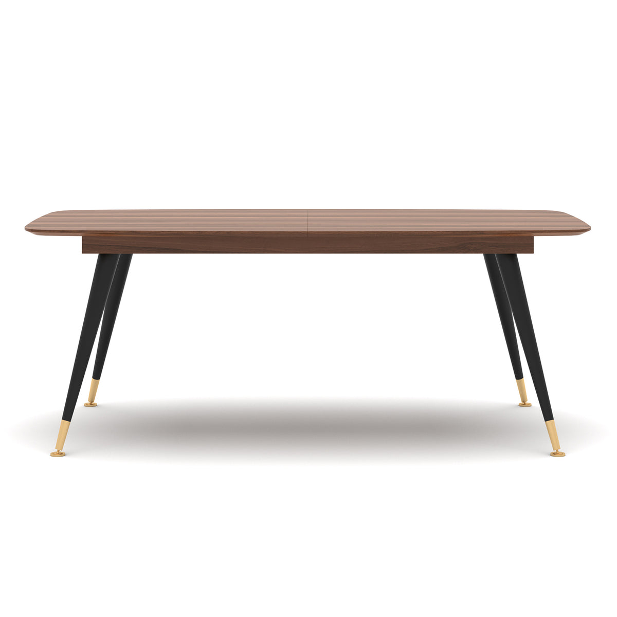 Ana Extendable Dining Table by SohoConcept, showing front view of extendable dining table.