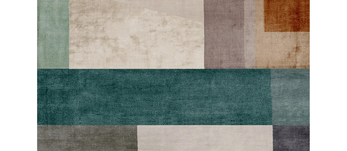 Ancona No 104 AO104 Rug by Second Studio, showing closeup view of ancona no 104 ao104 rug by second studio in rectangular/multi colors.