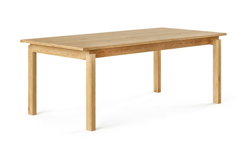 Annex Extendable Dining Table by Gus Modern - White Oak Wood.